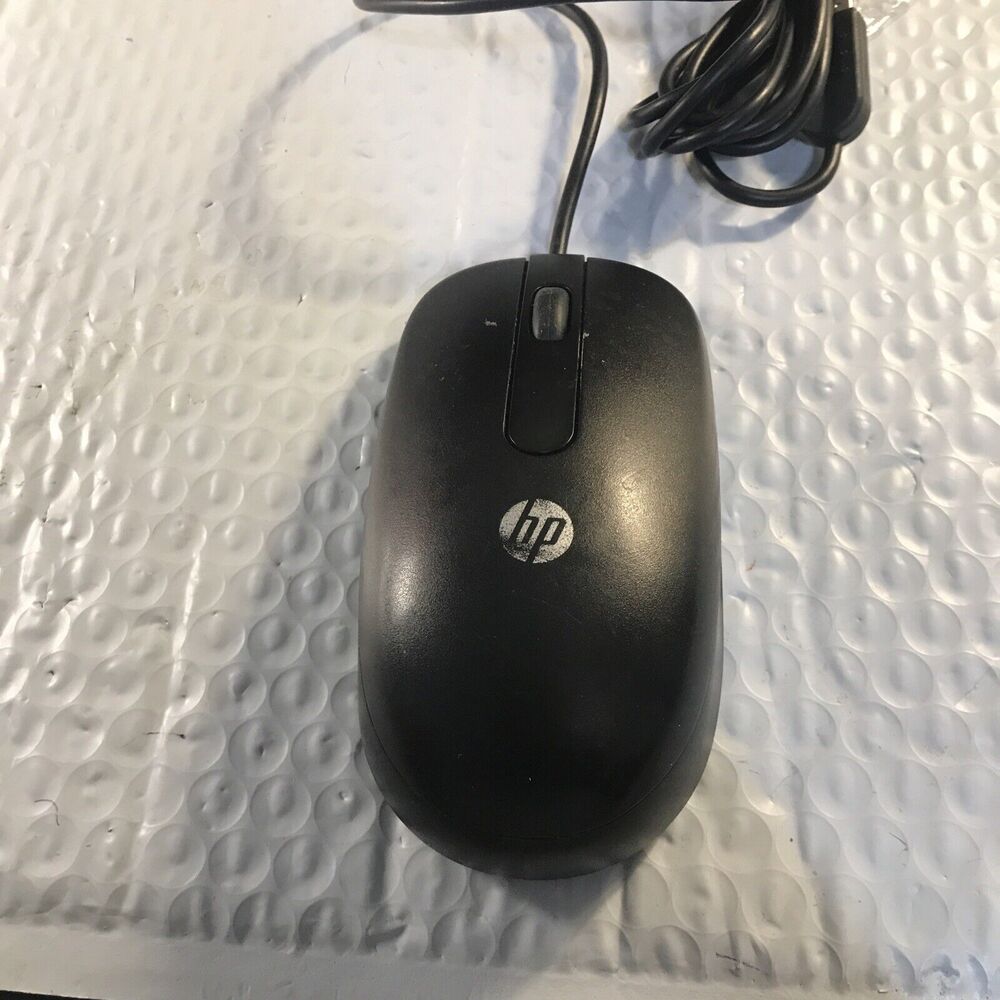 HP Wired Optical Mouse - SM-2022 - Black Computer Mouse Wired USB